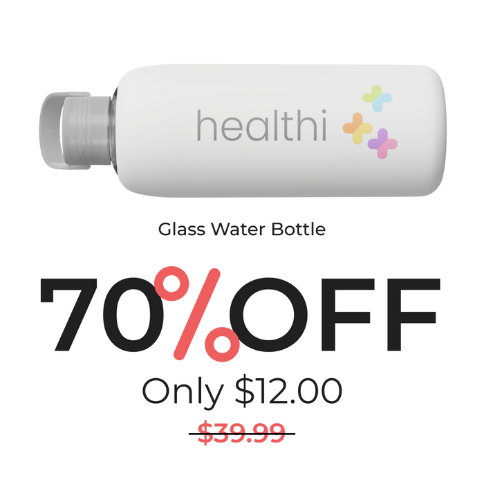 Glass Water Bottle