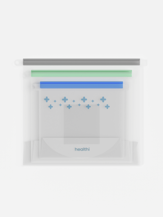 Reusable Ziplock Bags (Set of 5)