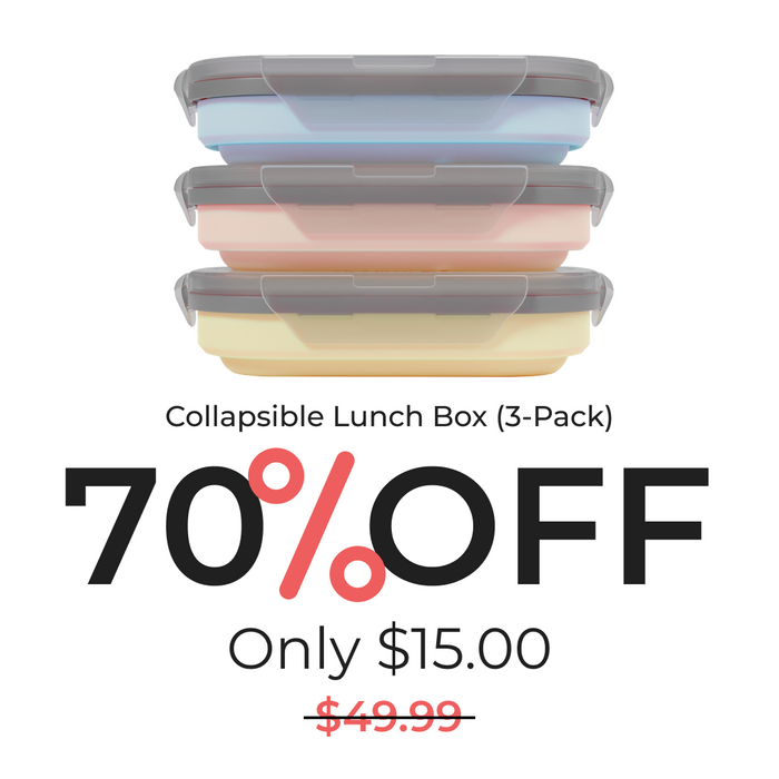 Collapsible Lunch Box (3-pack)