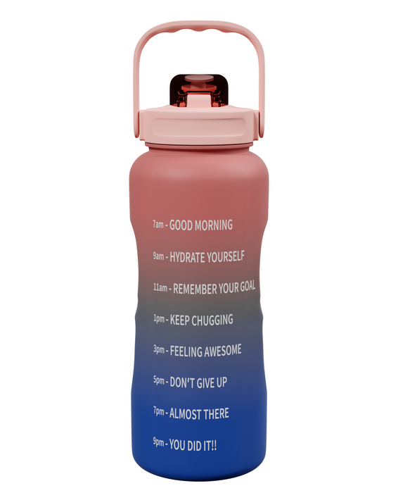 64oz Motivational Water Bottle