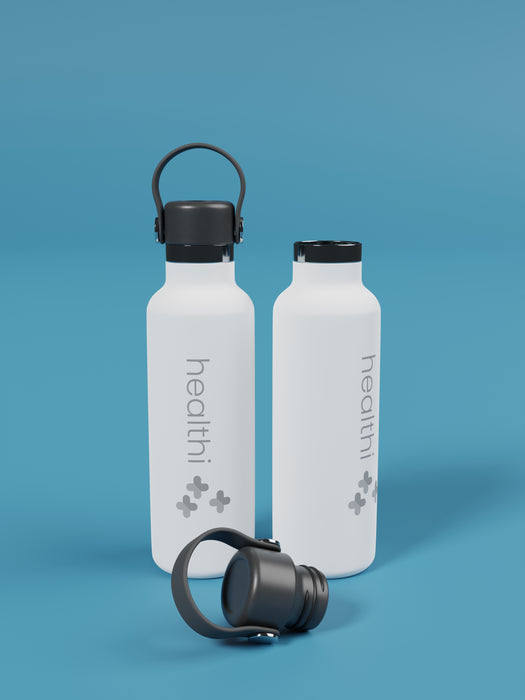 Healthi Water Bottle, Insulated 22oz